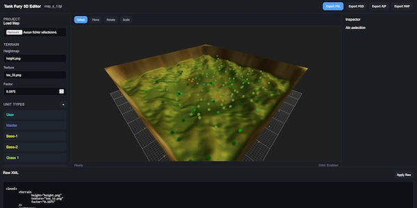 Tank Fury 3D Map Editor