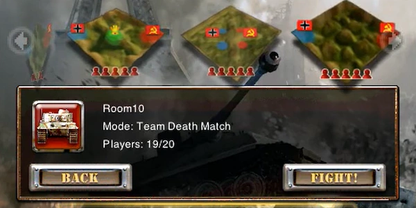 Tank Fury 3D Servers